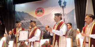 कुमाऊं विश्वविद्यालय के दीक्षांत समारोह में NSA अजीत डोभाल को मानद उपाधि
