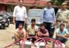 एनपीसीएल के निर्माणाधीन विद्युत सब स्टेशन पर लूट का खुलासा