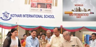 विश्व तम्बाकू निषेध दिवस के अवसर पर ग्रेटर नोएडा का नॉलेज पार्क एरिया तम्बाकू निषेध जोन घोषित