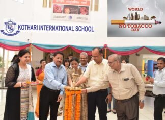 विश्व तम्बाकू निषेध दिवस के अवसर पर ग्रेटर नोएडा का नॉलेज पार्क एरिया तम्बाकू निषेध जोन घोषित