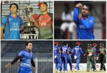 देहरादून मे खेले गए पहले टी-20 मुकाबले में अफगानिस्तान ने बांग्लादेश को 45 रन से हराया