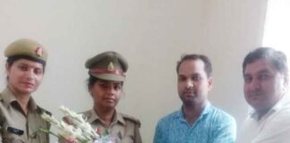 महिला उन्नति संस्था द्वारा इंस्पेक्टर सीता सिंह और उनकी टीम का आभार महिला