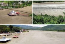 श्रीनगर बांध मे जमा हो रही सिल्ट से धारी देवी का नया मंदिर खतरे में DHARI-DEVI-TEMPLE