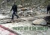 केदारनाथ में गरूड़चट्टी जाने के लिए मात्र 12 घंटे में बनाई अस्थाई पुलिया केदारनाथ