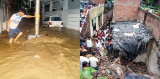 उत्तराखण्ड में बारिश का कहर जारी: देहरादून मे बादल फटने के बाद अब कुमाऊं में हाई अलर्ट