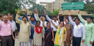 बच्ची से रेप के प्रयास का मामला: पेरेंट्स एवं सामाजिक संगठनों ने किया डीपीएस स्कूल का घेराव स्कूल