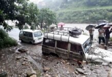 उत्तराखण्ड मे बारिश का कहर: कपकोट में घरों में पानी घुसा 5 मवेशियों की मौत बारिश