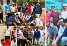 ग्रेटर नोएडा मे “मिशन 1 लाख प्लांट्स” के तहत पौध रोपण पौध