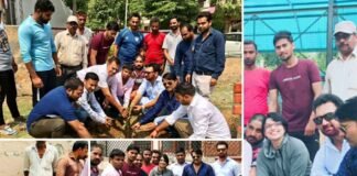ग्रेटर नोएडा मे “मिशन 1 लाख प्लांट्स” के तहत पौध रोपण पौध