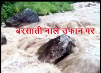 पिथौरागढ़ के धारचूला मे तीन लोग बरसाती नाले में बहे पिथौरागढ़
