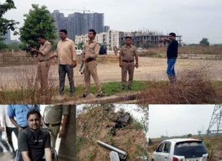 पुलिस मुठभेड के दौरान दो शातिर बदमाश गिरफ्तार, कब्जे से लूटे गये चार हजार अमेरिकी डालर बरामद गिरफ्तार