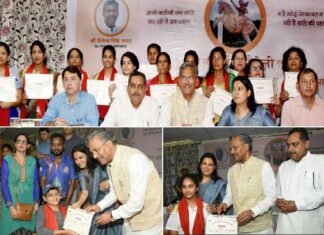उपासना सेमवाल सहित 13 महिलाओं को “वीरांगना तीलू रौतेली” सम्मान तीलू