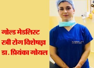 डा़. प्रियंका गोयल ने महिला की बच्चेदानी से तीन किलो की रसौली निकालकर कराई डिलीवरी dr.-priyanka-goel