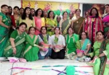 महिला शक्ति उत्थान मंडल द्वारा ग्रेटर नोएडा में तीज कार्यक्रम mahila-unnati-santha