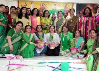 महिला शक्ति उत्थान मंडल द्वारा ग्रेटर नोएडा में तीज कार्यक्रम mahila-unnati-santha