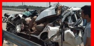 ईस्टर्न पैरीफेरल एक्सप्रेसवे पर दर्दनाक हादसे में दो युवकों की मौत Eastern-Peripheral-accident