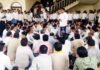 मारपीट मामले में वकीलों का धरना जारी न्यायालय परिसर में कामकाज ठप advocate-strike