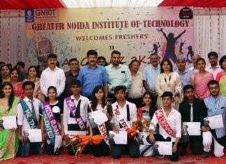GNIOT कॉलेज में फ्रेशर्स पार्टी की धूम gniot-freshers-party