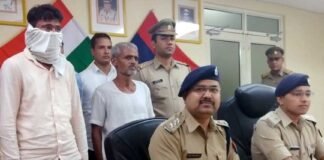 रिटार्यड जज के बेटे को अगवा कर लूटपाट करने वाले दो बदमाश गिरफ्तार lutere-greater-noida