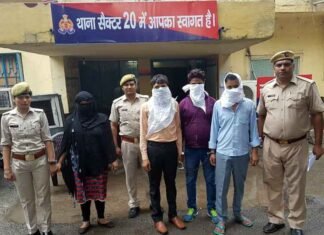 देह व्यापार की नीयत से किडनैप नाबालिग छात्रा को नोएडा पुलिस ने किया बरामद noida-thana-sector-20