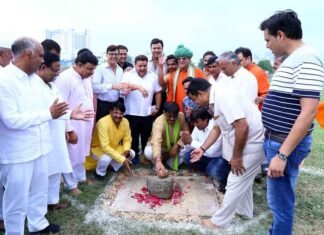श्रीरामलीला कमेटी ग्रेनो ने किया भूमि पूजन, 10 से 19 अक्टूबर तक होगा रामलीला का मंचन ram-leela