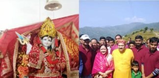 पौड़ी गढ़वाल के असवालस्यूं पट्टी में मां झालीमाली देवी मूर्ति की प्राणप्रतिष्ठा bhole-ji-maharaj--pauri-gar