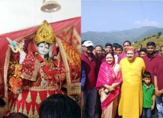 पौड़ी गढ़वाल के असवालस्यूं पट्टी में मां झालीमाली देवी मूर्ति की प्राणप्रतिष्ठा bhole-ji-maharaj--pauri-gar