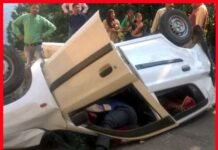 रुद्रप्रयाग में अल्टो कार खाई में गिरी, एक की मौत, दो घायल car-accident-in-rudrprayag