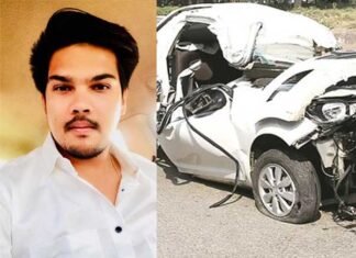ग्रेटर नोएडा एक्सप्रेसवे पर दर्दनाक सड़क हादसे में एमबीए के छात्र की मौत car-accident--noida-express