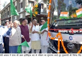 उत्तराखंड की पहली इलेक्ट्रिक बस का ट्रायल रन शुरू electric-bus-trial-uttarakh