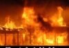 ग्रेटर नोएडा के कासना क्षेत्र में कंपनी में लगी भीषण आग factory-caught-fire