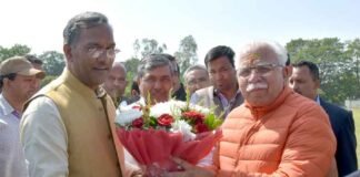 उत्तराखंड और हरियाणा के बीच किसाऊ और रेणुका परियोजनाओं पर जल्द होगा एमओयू manohar-lal-khattar-trivend