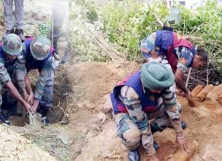 उत्तराखण्ड मे जमीन में दफन 555 मिसाइलों को सेना द्वारा किया जा रहा है निष्क्रिय misael