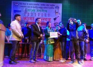 राज्य स्तरीय कला उत्सव प्रतियोगिता में पौड़ी की नीलम को प्रथम स्थान Rajeev Gandhi Navodaya Vidyalaya,