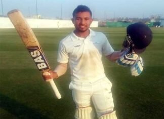 कूच बिहार ट्राफी U-19 में उत्तराखंड के अवनीश की धुंआधार बल्लेबाजी avnish-sudha