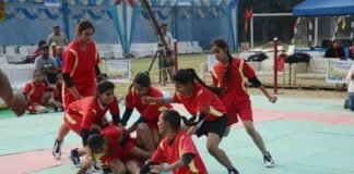इन्टर स्कूल महिला कबड्डी टूर्नामेंट के पांचवे दिन आठ मुकाबले girls kabaddi tournament