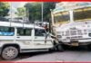 चिन्यालीसौड़ में ट्रक और मैक्स की भिड़ंत, पांच अध्यापिकाओं सहित आठ घायल max-truck-clash-in-uttarakashi
