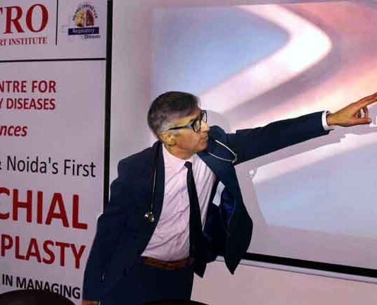 ब्रोन्कियल थर्मोप्लास्टी द्वारा बिगड़े अस्थमा का इलाज करने वाला पहला अस्पताल बना मेट्रो हॉस्पिटल नोएडा metro-hospital-noida