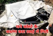 ऋषिकेश-बदरीनाथ राजमार्ग पर कार खाई में गिरी, पिता-पुत्र की मौत car-khayi-me-giri