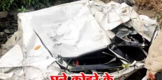 ऋषिकेश-बदरीनाथ राजमार्ग पर कार खाई में गिरी, पिता-पुत्र की मौत car-khayi-me-giri