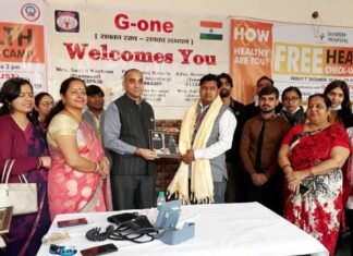 जी-वन संस्था द्वारा शारदा अस्पताल के सहयोग से फ्री मेडिकल चेकअप कैंप g-0ne-sharda-hospital