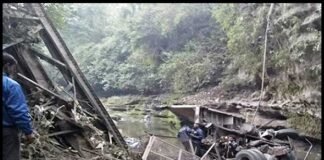 उत्तराखण्ड: 115 साल पुराना लोहे का पुल गिरा, दो लोगों की मौत, तीन घायल iron-bridge-dehradun