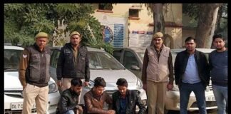 दिल्ली-एनसीआर में लूटपाट करने वाले गैंग के तीन बदमाश गिरफ्तार, पांच कार व एक बाइक बरामद loot-gang