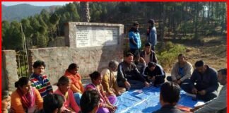 पौड़ी जनपद के घुसगली खाल में पारंपरिक मकरैण मेले की तैयारियां शुरू makrain-mela-ghusgali-khal