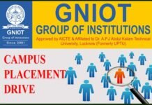 GNIOT कॉलेज के 9 छात्रों का मल्टीनेशनल कंपनियों में कैंपस प्लेसमेंट द्वारा चयन GNIOT-PLACEMENT-DRIVE