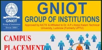 GNIOT कॉलेज के 9 छात्रों का मल्टीनेशनल कंपनियों में कैंपस प्लेसमेंट द्वारा चयन GNIOT-PLACEMENT-DRIVE