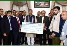 एसजेवीएन लि. ने उत्तरकाशी के जनजाति बहुल क्षेत्रों के लिए 5 करोड़ रूपये का चैक सौंपा SJVN-Ltd