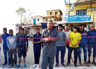 शहीद मनीष पटवाल की स्मृति में राइका कांसखेत में मिनी मैराथन दौड़ एवं कब्बडी प्रतियोगिता kanskhet