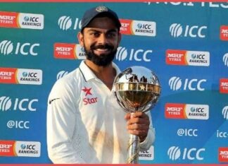 ICC टेस्ट क्रिकेट की ताजा रैंकिंग जारी: जाने कौन से स्थान पर है टीम इंडिया kohli--test-ranking