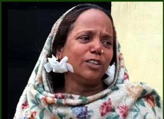 शराबी पति ने शराब के लिए पैसे न देने पत्नी के कान काटकर कुंडल निकाले mahila-ke-kaan-kate